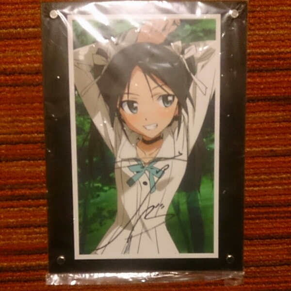 レア】ストライクウィッチーズ ルッキーニ 斎藤千和 直筆サイン入り