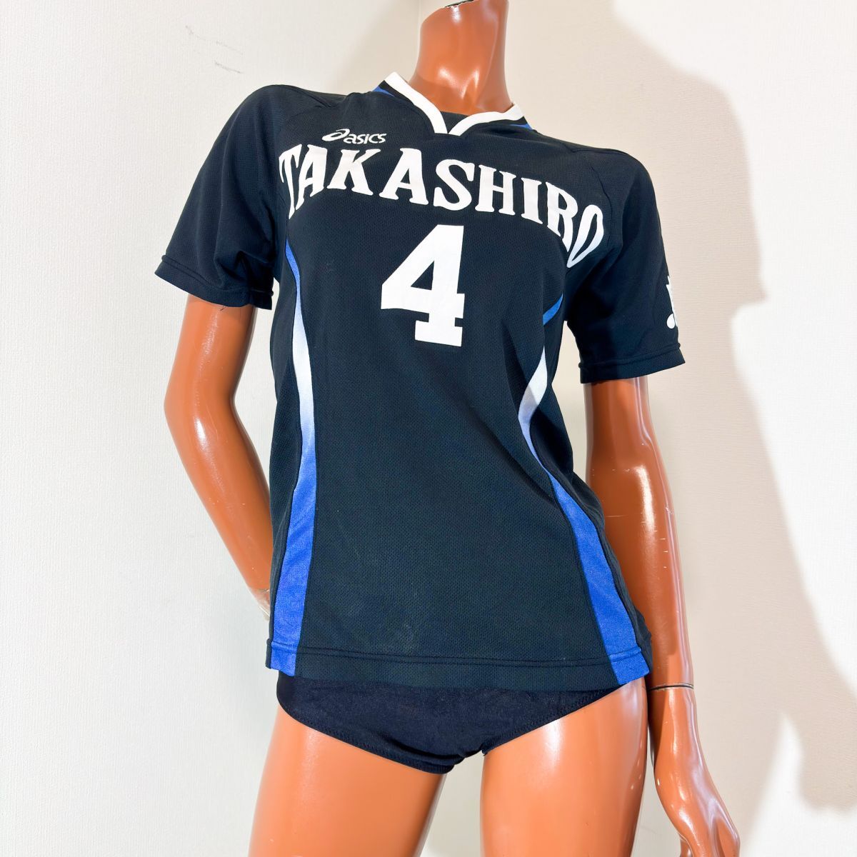 国士舘大学 バレーボール ユニホーム 44番 ネイビー 国士舘大学