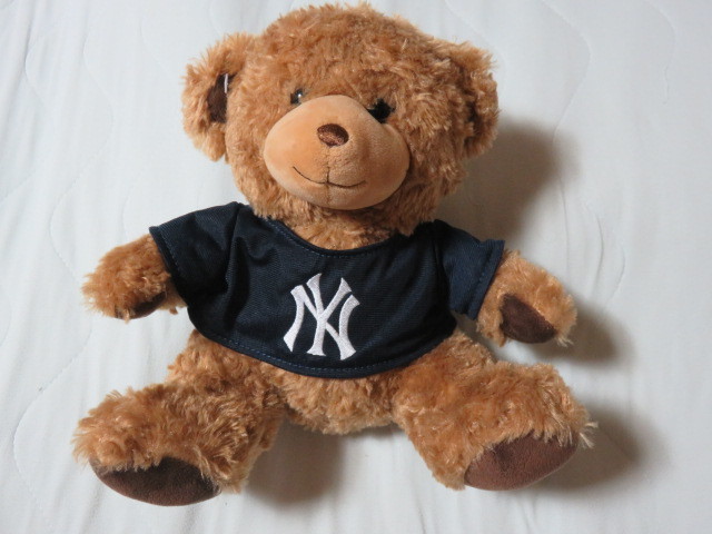 NY☆ニューヨークヤンキース テディベア くま クマ ぬいぐるみ NY