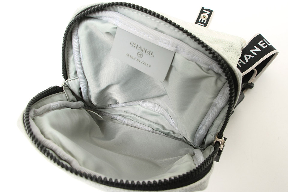 スポーツライン ウエストポーチ ジャージ グレー