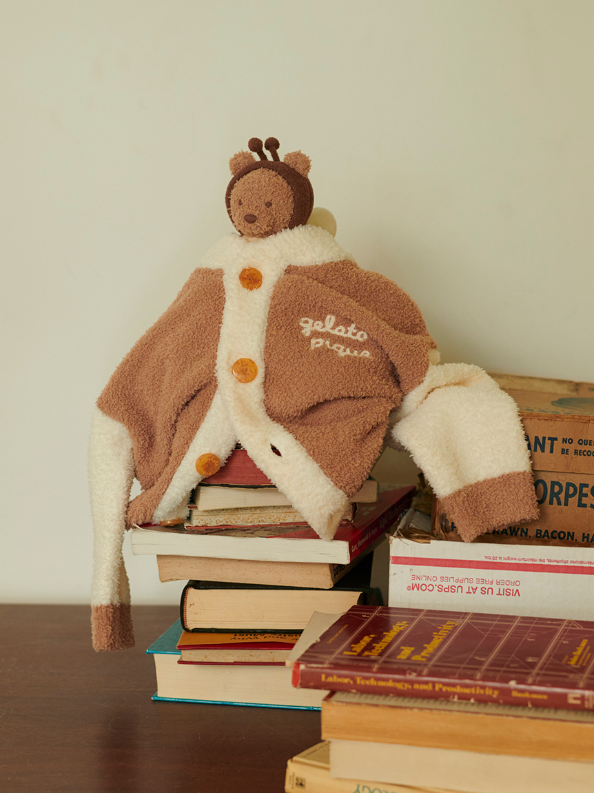 KIDS】ベビモコはちみつベアピケジャン(パーカ)｜ルームウェア