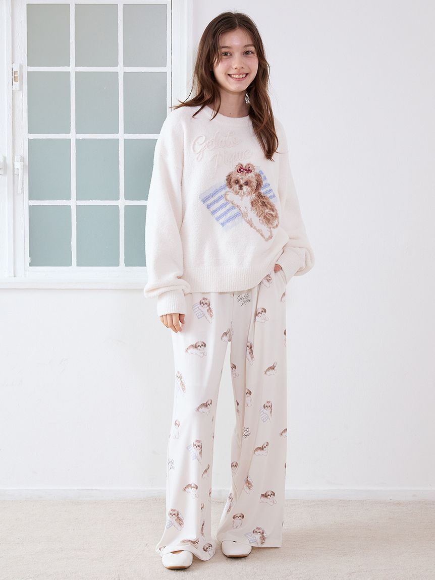 シーズージャガードプルオーバー(ニットプルオーバー)｜ルームウェア