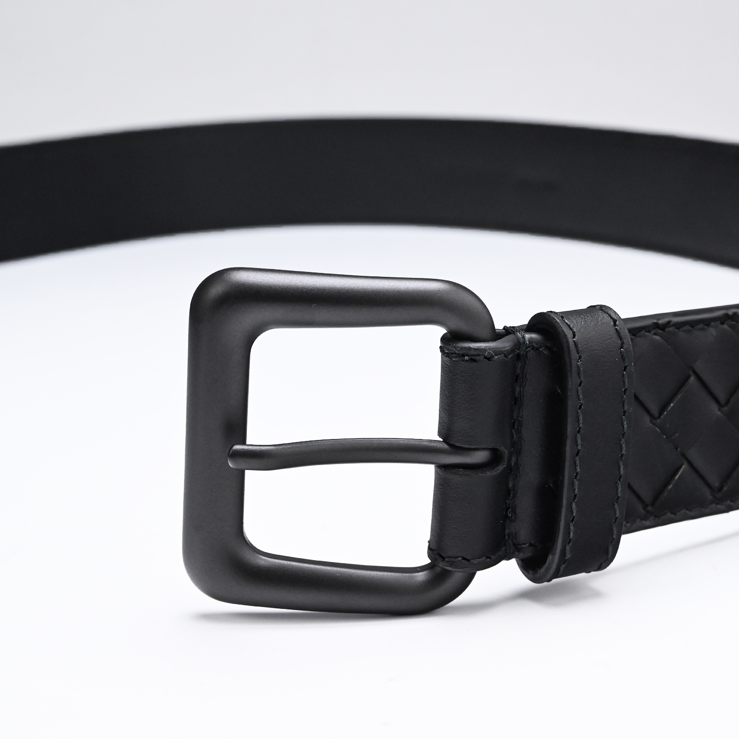 ボッテガヴェネタ BOTTEGA VENETA ベルト 2サイズ メンズ ブラック