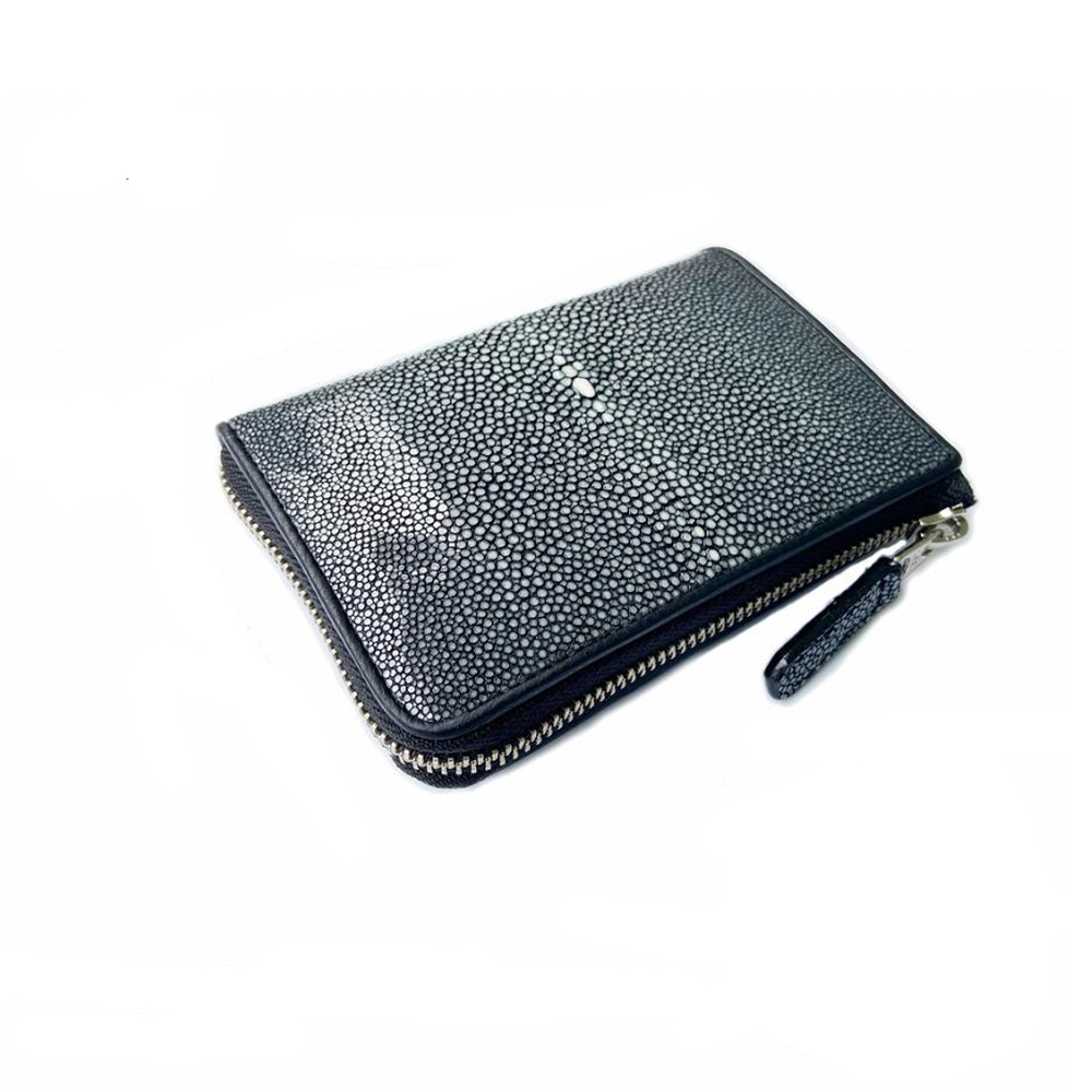 即日発送】エイ革財布 スティングレイ ガルーシャ 本革 ファスナー