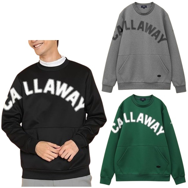 キャロウェイ ゴルフ メンズ スウェット ロゴプリントダンボール