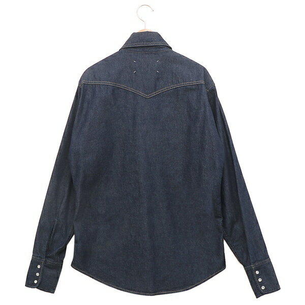メゾンマルジェラ シャツ デニムシャツ ネイビー メンズ Maison