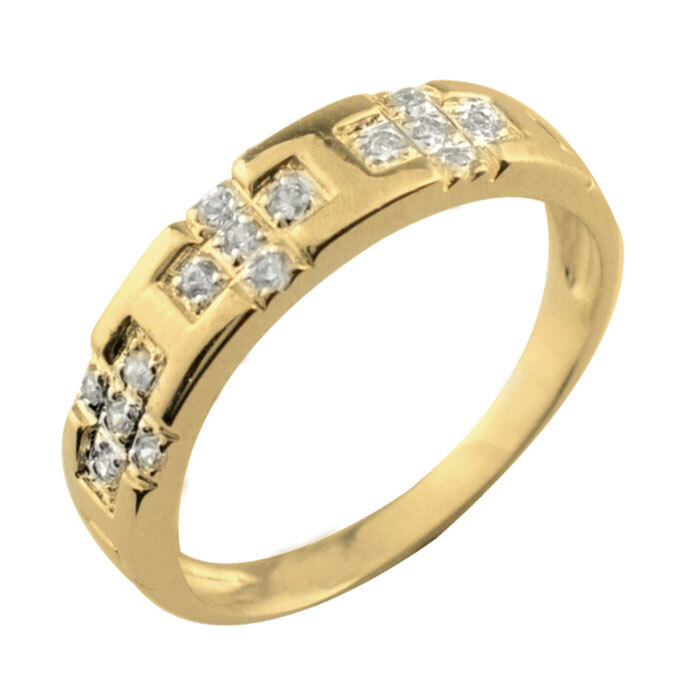 レディース ダイヤモンド リング k18 指輪 ダイヤ イエローゴールドk18