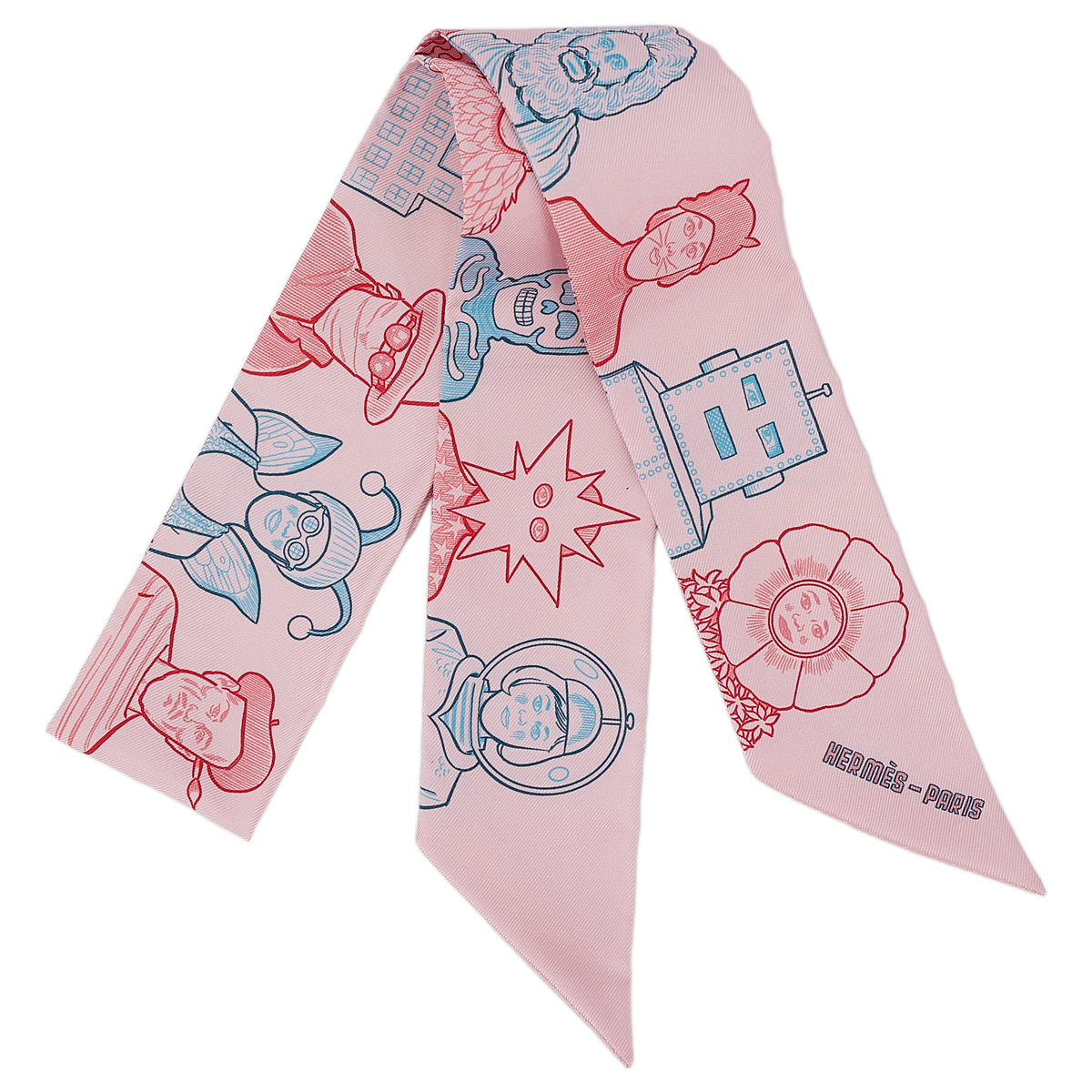 HERMÈS エルメス ツイリー ドレスコード ピンク - GINZA XIAOMA