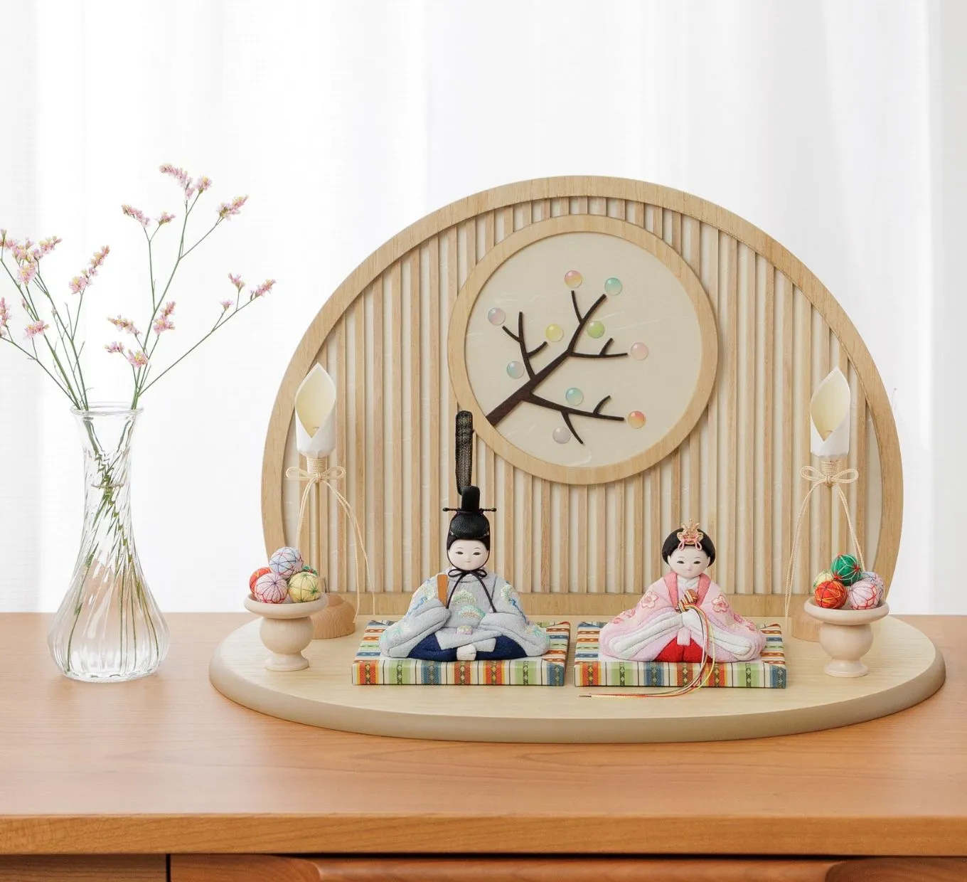 雛人形「うらうら 京刺繍・雪輪に松竹梅」｜雛人形の通販 ふらここ