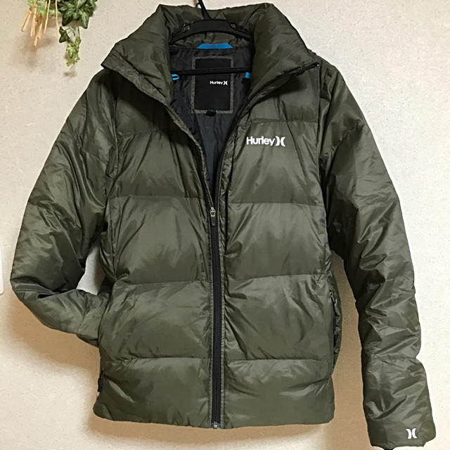 Hurley - ハーレー カーキダウンジャケットの通販 by ROCK｜ハーレー
