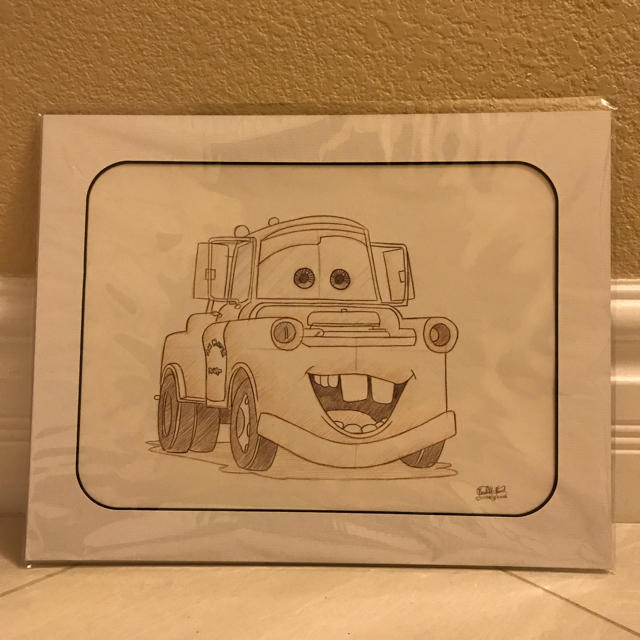 Disney - メーター カーズ Art Of Disney 世界に一枚 ラフスケッチ 車