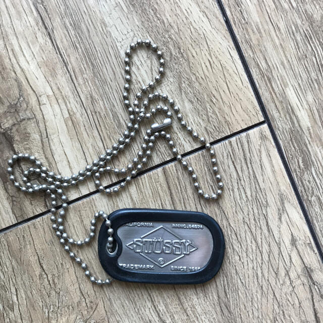 STUSSY - stussy ドッグタグ ネックレスの通販 by シバちゃん's shop