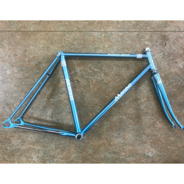 中古 NJSピスト競輪選手用】MAKINO マキノピストフレーム 520mmの通販