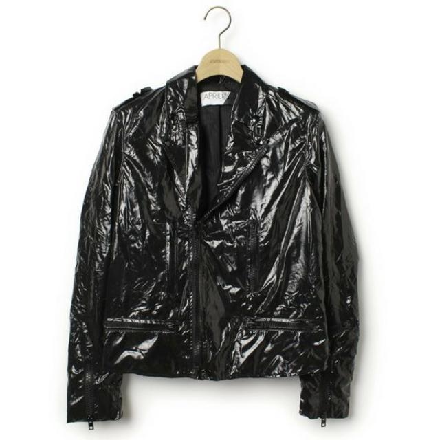 CHRISTIAN DADA - 新品APRIL77エナメル調ナイロンダブルライダース