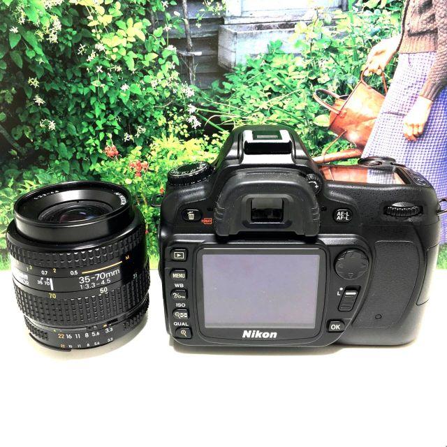 ☆Wi-Fiでスマホへ☆コンパクトで可愛い♪ニコン D80レンズセット