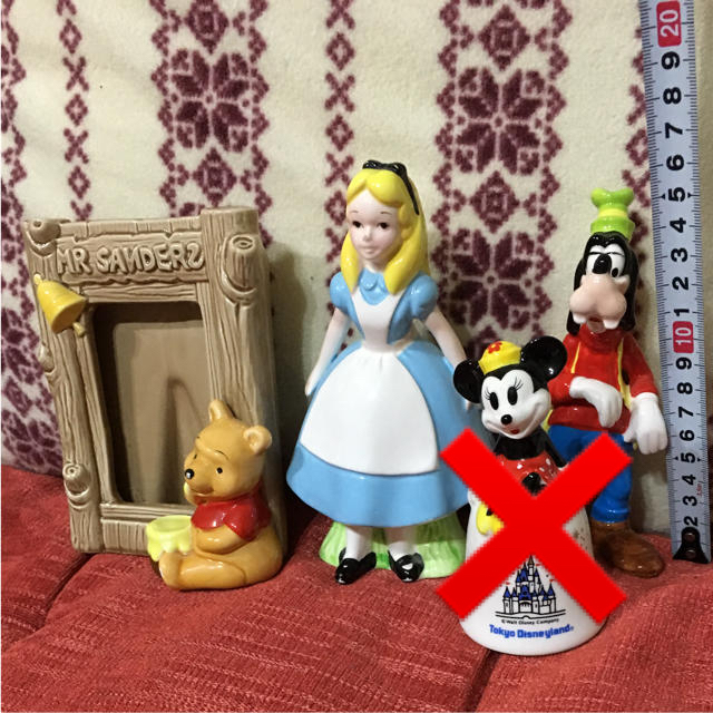 Disney - ディズニーランド 陶器 置物 レトロ ○ミニー売り切れの通販