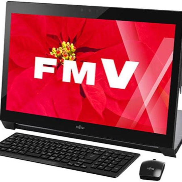 富士通 - ☆富士通(FUJITSU)タッチパネル デスク パソコン/黒の通販 by