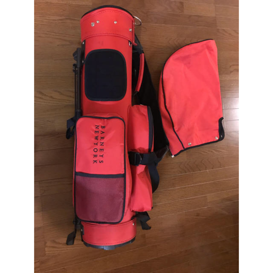 バーニーズニューヨーク ゴルフ キャディバッグ(黒) とシューズバッグ