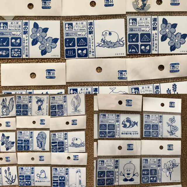 北海道 道の駅マグネット 道プレシール付き 40枚 道の駅 道プレ