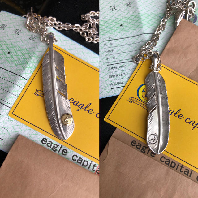 goro's - ゴローズ イーグル 金 メタル付き 特大フェザー 左 現行の