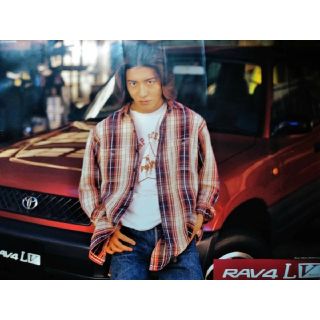 SMAP - 木村拓哉 トヨタカローラ ポスター 難あり 728mm×1030mm の通販