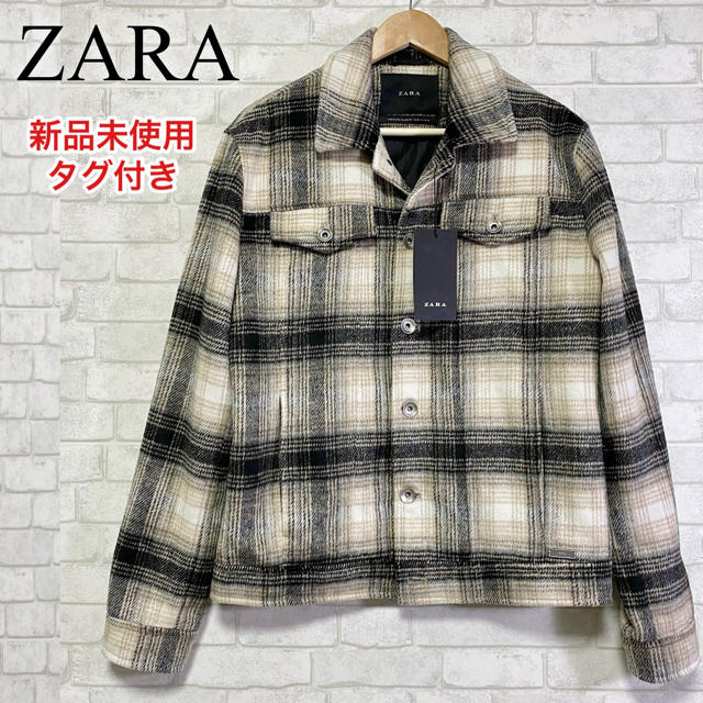 ZARA - ☆新品未使用☆【ZARA】ザラ チェック柄 ジャケット アウター/M