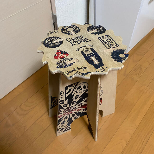 GRINDLODGE グラインドロッヂ スツール somabito 生刷り GRINDLODGE