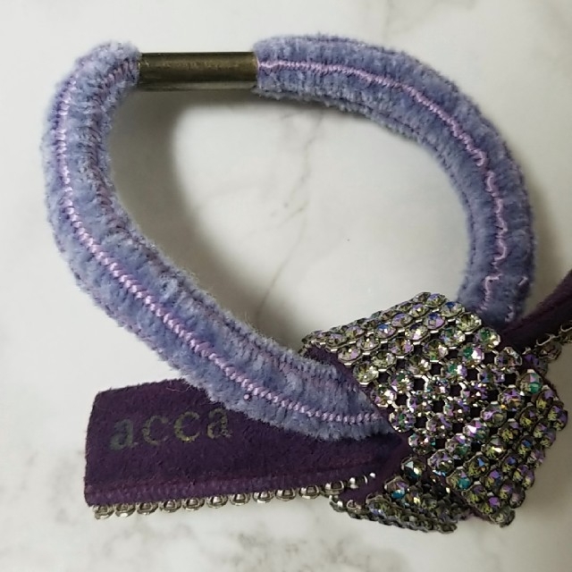 acca リボンゴム オーロラ acca リボンゴム ブラック×オーロラ acca