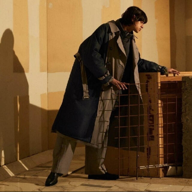 yoke 20aw YOKE REVERSIBLE TRANCH COAT