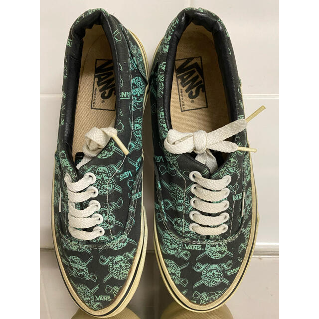 VANS - 90s USA製 VANS ERA スカルパイレーツ US7.5 サイドテープの