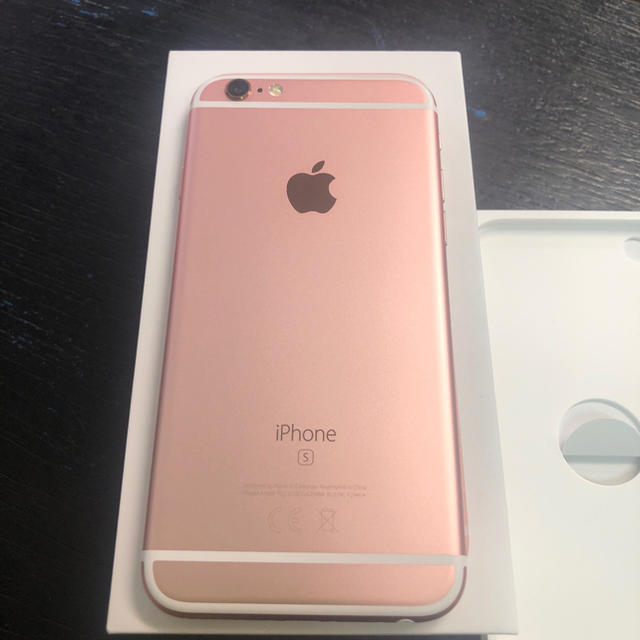 iPhone6s 32GB ローズゴールド バッテリー最大容量79% 左下小傷有
