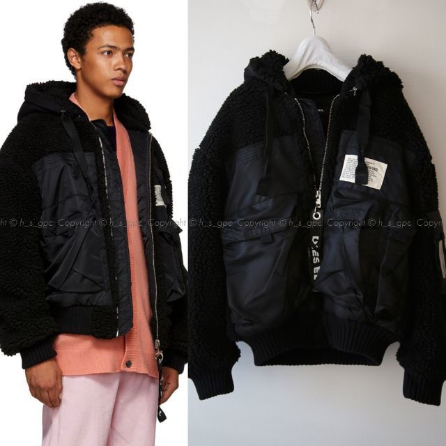 DIESEL - 【専用】ディーゼル ボア オーバーサイズ ボンバージャケット