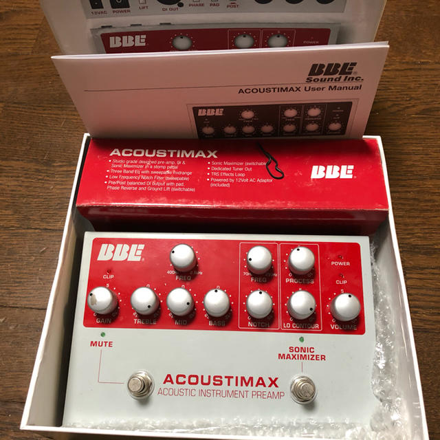 BBE ACOUSTIMAX アコースティックプリアンプ BBE Acoustimax Acoustic