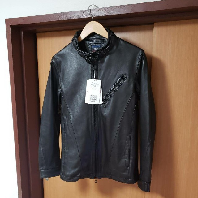 NICOLE CLUB FOR MEN - ニコル ラムレザーライダース風ブルゾン レザー