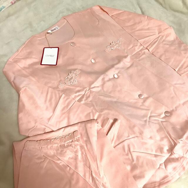 シャルレ - シャルレ ナイティ パジャマ コーラル L タグ付 未使用の