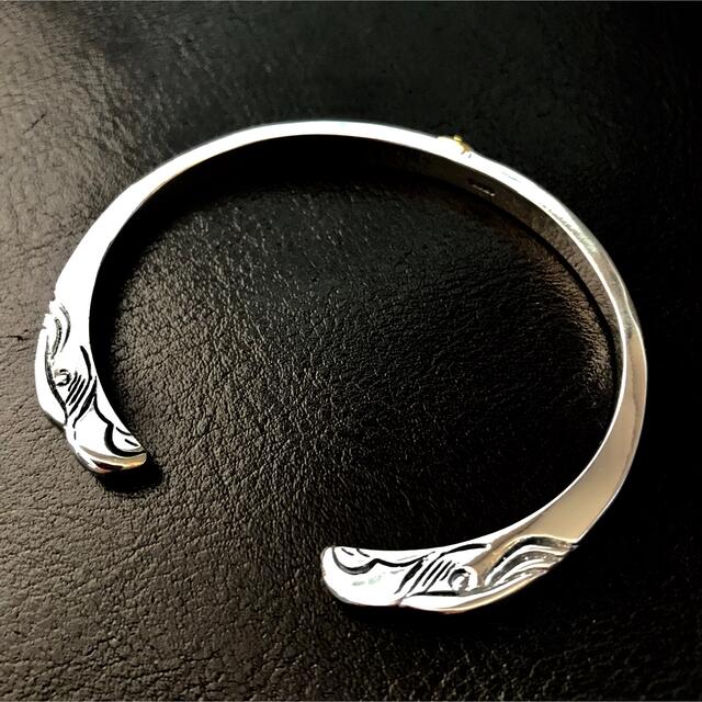 goro's - silver925 金メタル付 顔ブレス バングル / ゴローズ 好きに