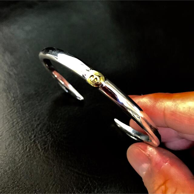 goro's - silver925 金メタル付 顔ブレス バングル / ゴローズ 好きに