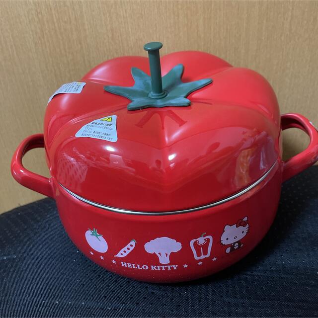 ハローキティ - サンリオ ハローキティ ホーロー鍋 ベジタブル両手鍋の