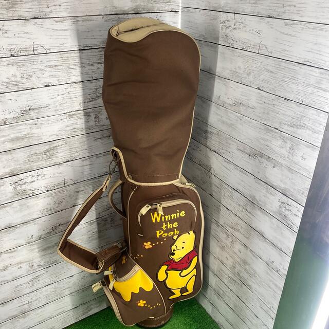 キャディバッグ 》プーさんキャディバッグ + アイアンカバーセットの