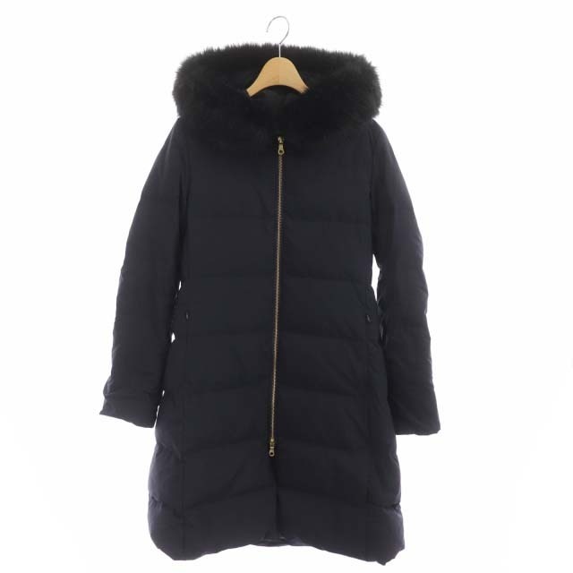 PLST - プラステ PLST ダウンコート ロング フード アウター S 紺