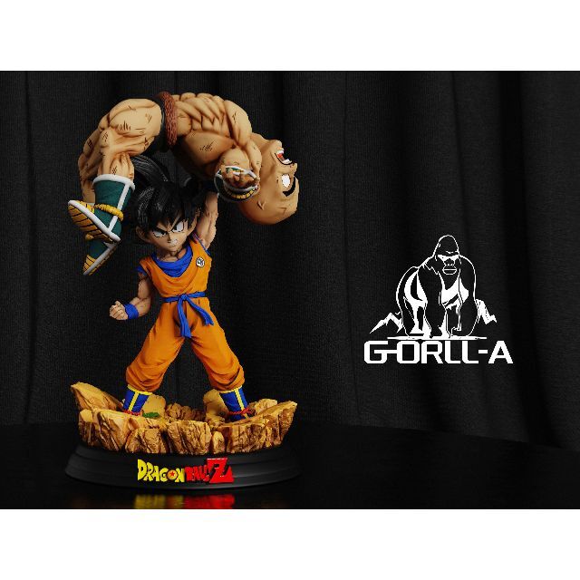 ドラゴンボール 悟空vsナッパ ガレージキット ワーコレサイズ