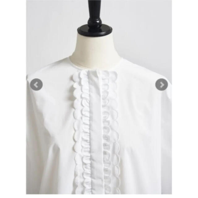 yori2022smスカラップ刺繍サマーシャツ サイズ36