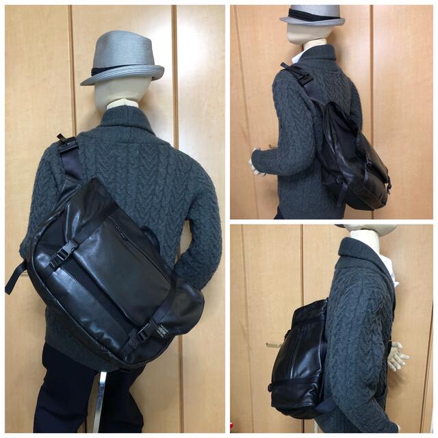PORTER - 【廃盤 希少】PORTER ZOOM MESSENGER BAG （L）黒の通販 by