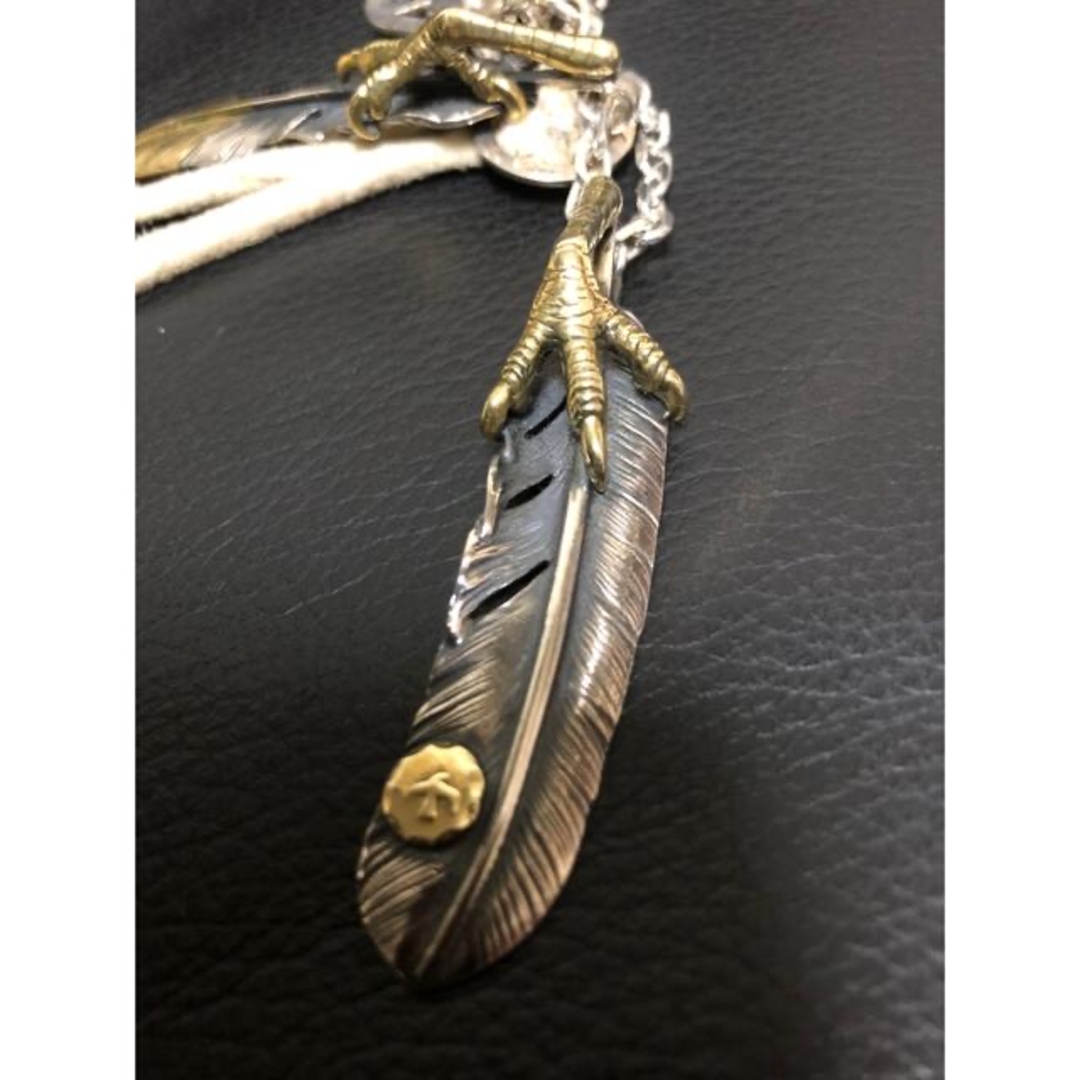 goro's - goro's金爪先金特大フェザー、金爪金メタル付特大フェザー