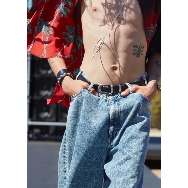 CELINE - 21SS セリーヌウエスタンベルト 25MMベジタルカーフスキンの