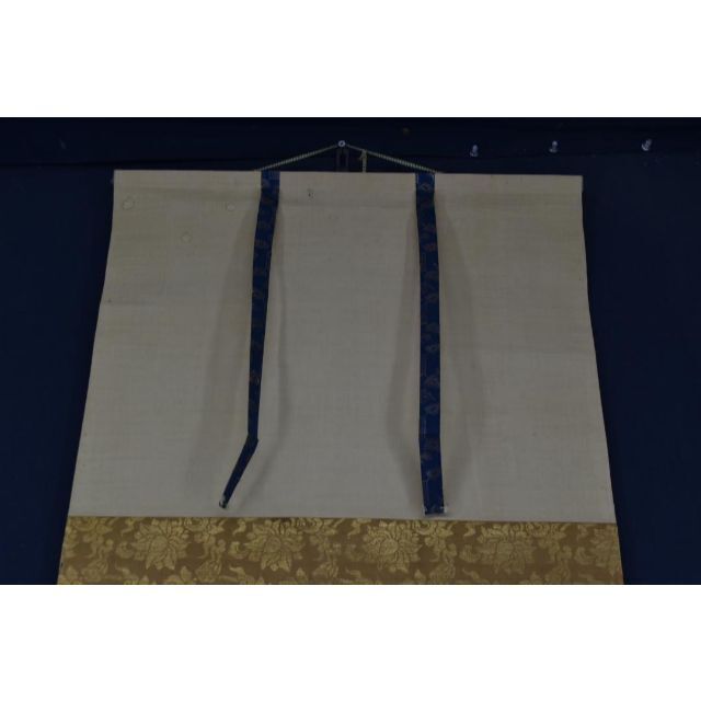 真作】大徳寺/沢庵和尚/天祐紹杲/古書/横物/金襴表装/掛軸☆宝船☆Z