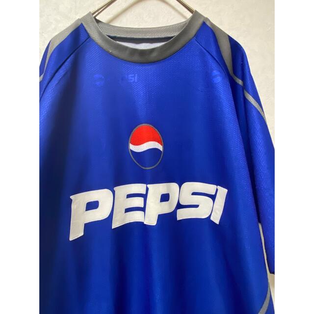 PEPSI ペプシ スタープレイヤー サインプリント サッカー ゲームシャツ
