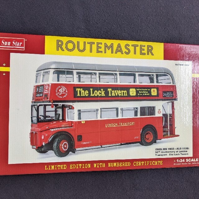 サンスター ルートマスター ロンドンバス 1/24 Sun Star 新品未使用の