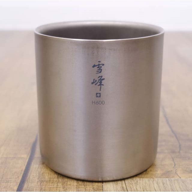 Snow Peak - 廃盤 スノーピーク スタッキングマグ雪峰 H600 チタン