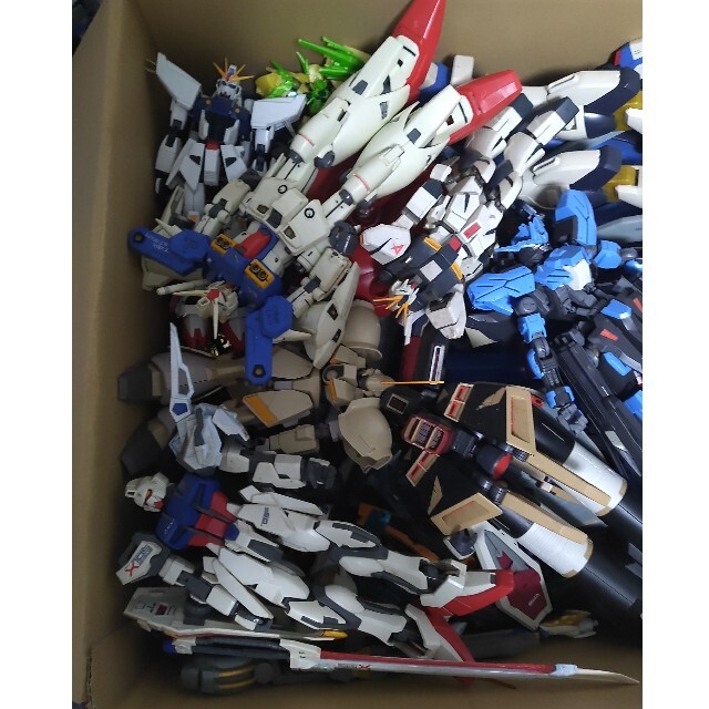 MGガンプラ ガンプラジャンクセット まとめ 組み立て済みジャンク品 積